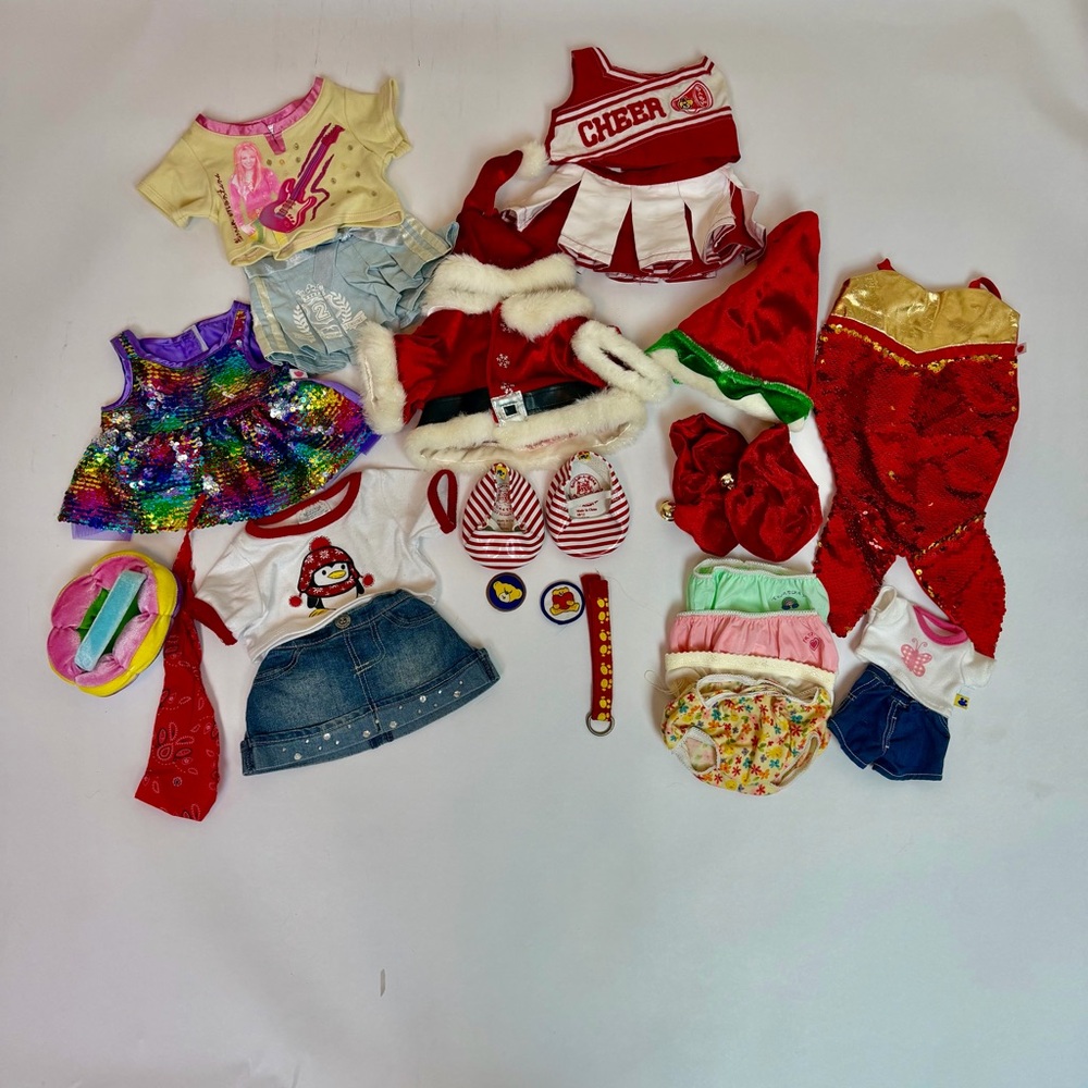 Build A Bear 26 Piece Clothing Lot